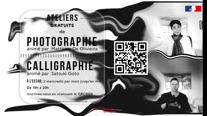 Atelier de photographie et de calligraphie 1 VF ecran calligraphie photographie