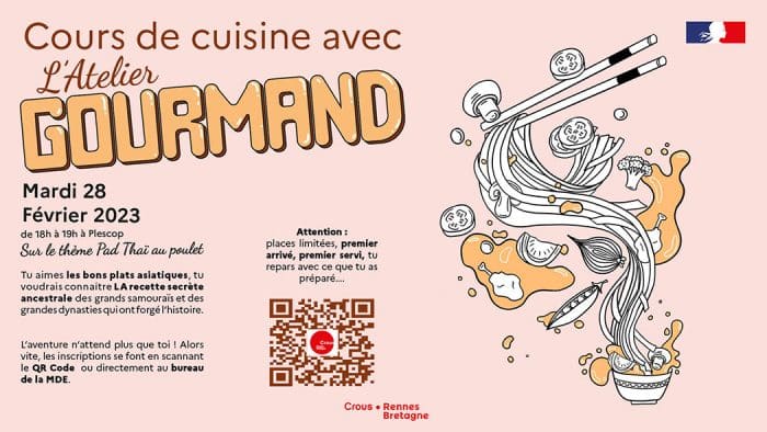 Cours de cuisine avec l'Atelier Gourmand à Plescop 1 Vannes atelier 280323 Ecran light