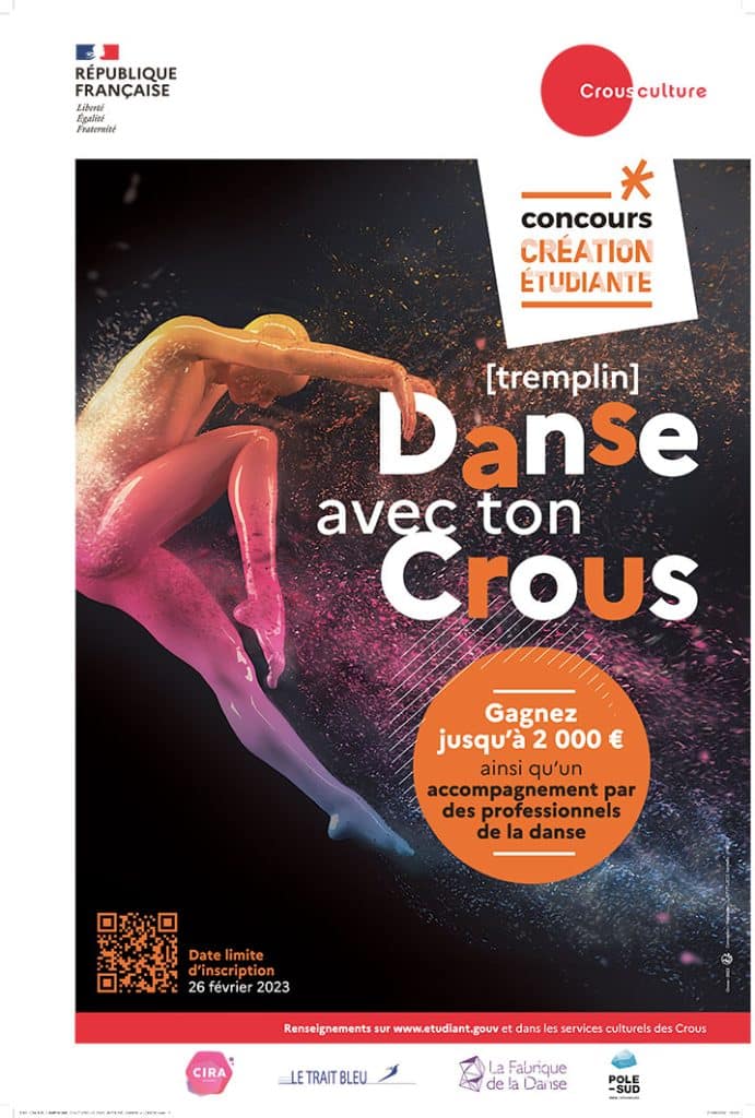 Finale régionale du tremplin "Danse avec ton Crous" 1 Affiche concours Danse