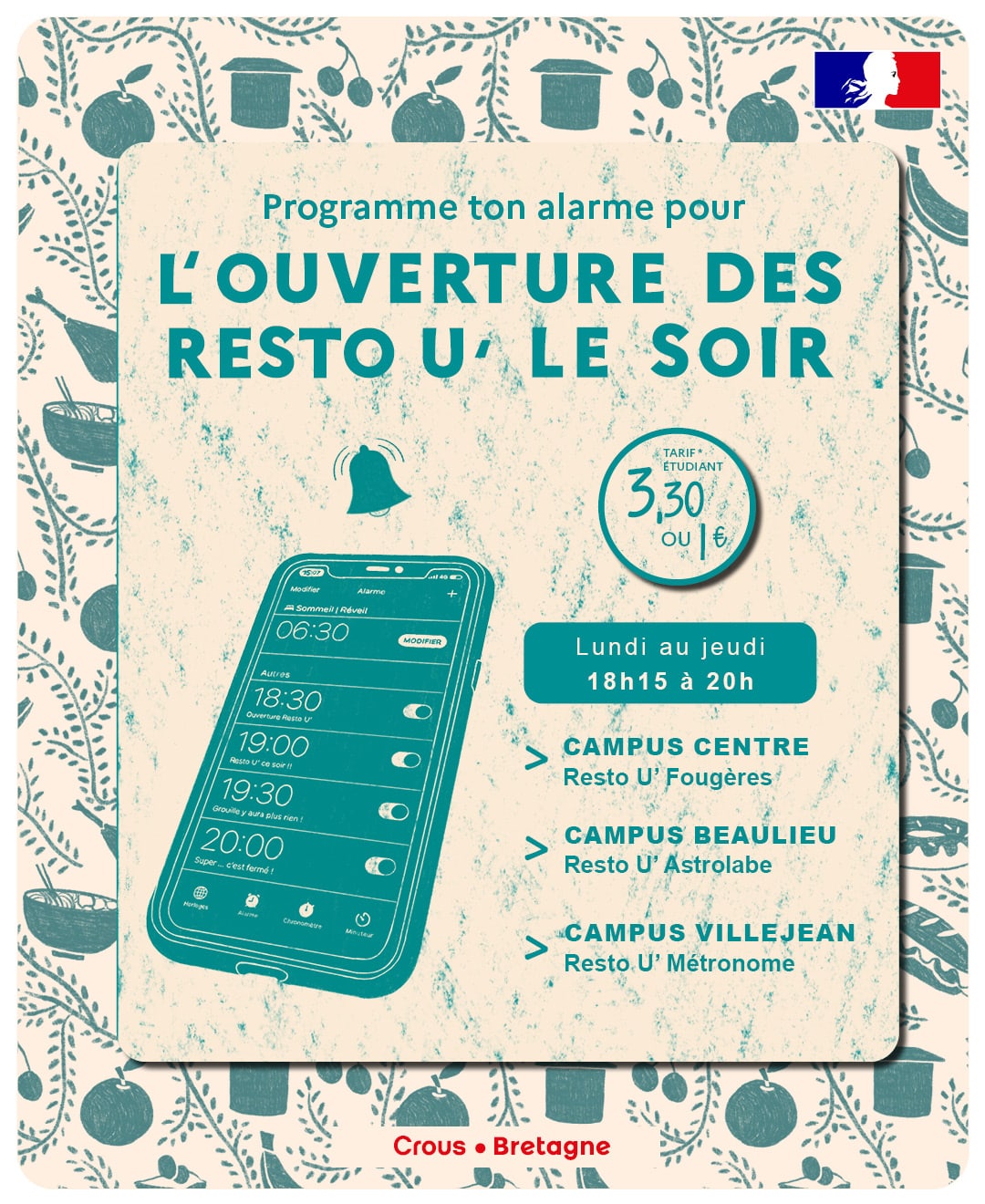 ouverture du soir renne 2025