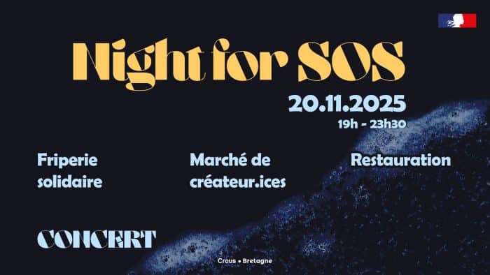 Night for SOS - Brest 1 Agenda Night for SOS