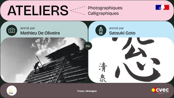 Ateliers de photographie et de calligraphie 1 Agenda AteliersPhotoxCallig