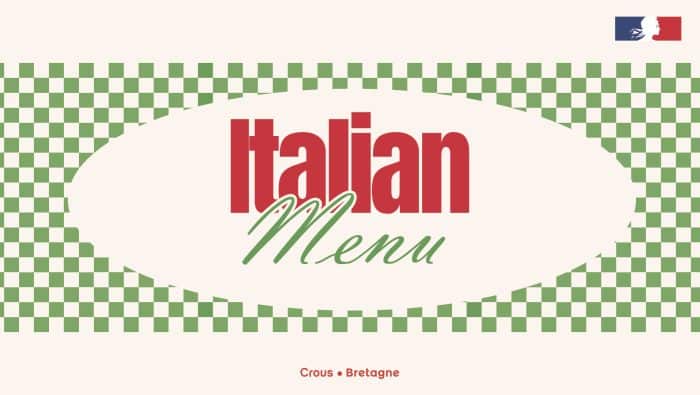 Affiche A3 Repas italien VF