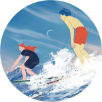 Surf-animation Surf photo